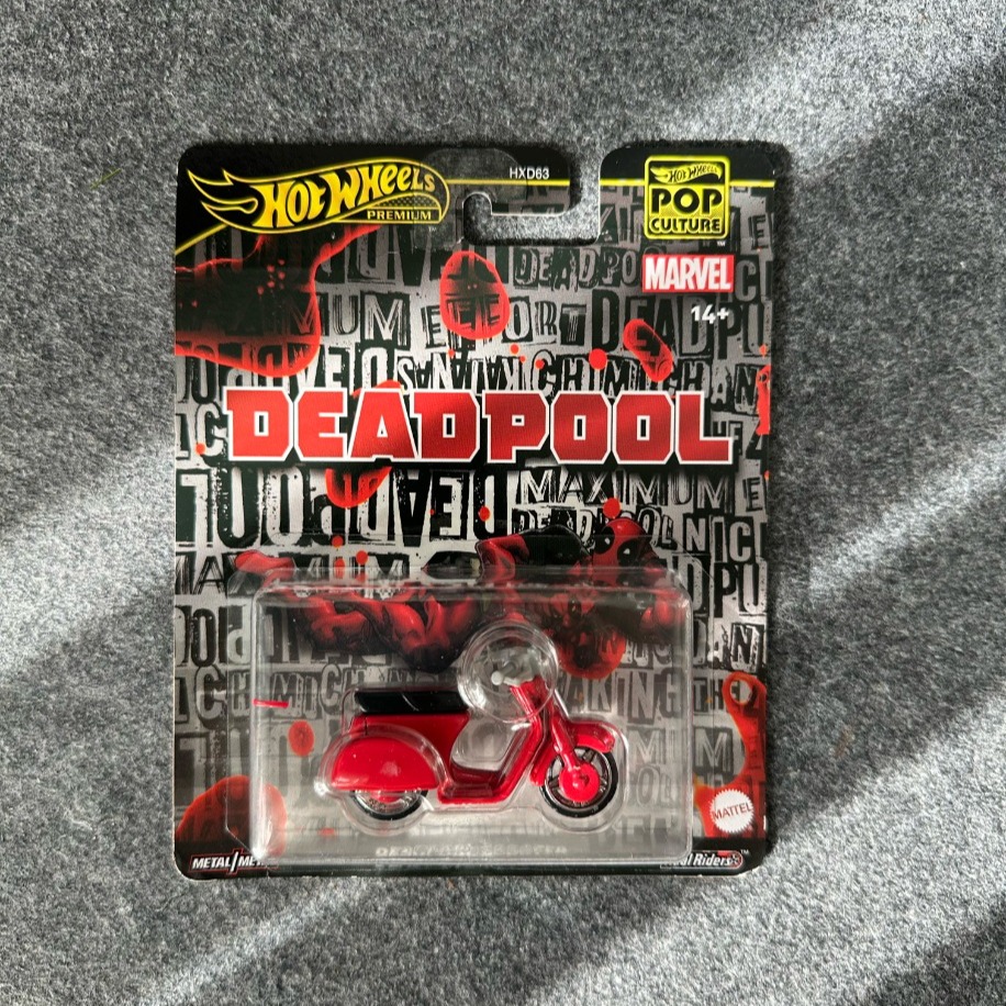 Hot Wheels Deadpool Scooter Pop Culture Premium (2024)