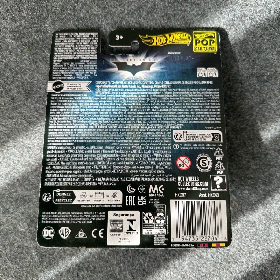 Hot Wheels The Dark Knight Batmobile Pop Culture Premium (2024)
