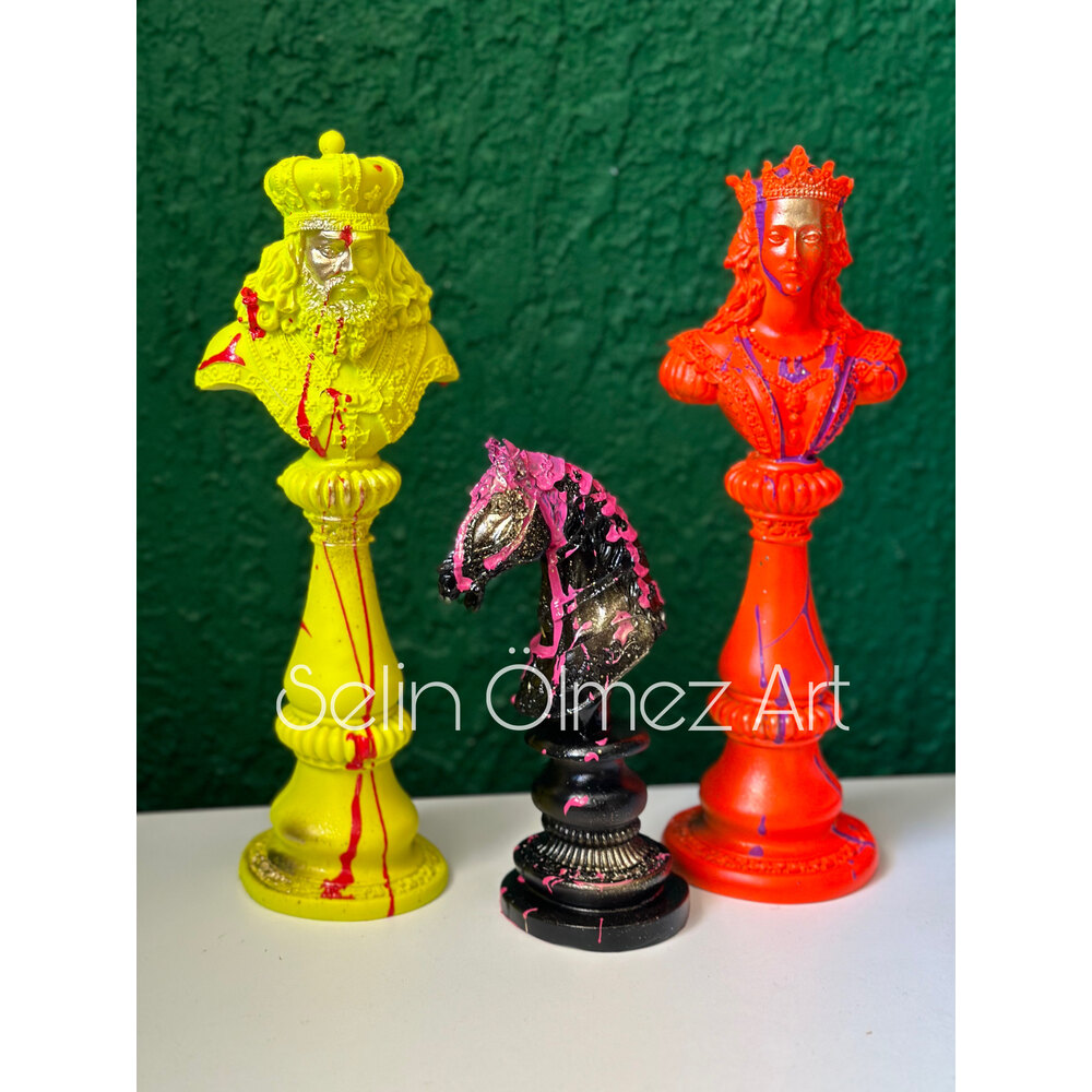 Pop Art 3lü Satranç Seti