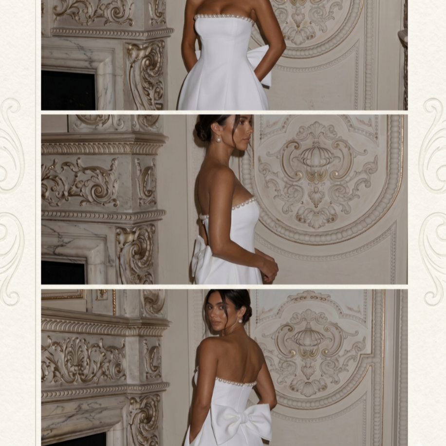 Beyaz İnci – Mini Cepli Elbise