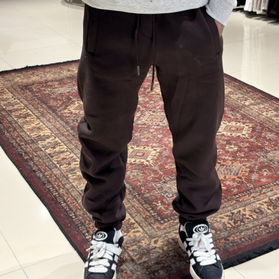 Paça Lastikli Eşofman Altı Acı Kahve