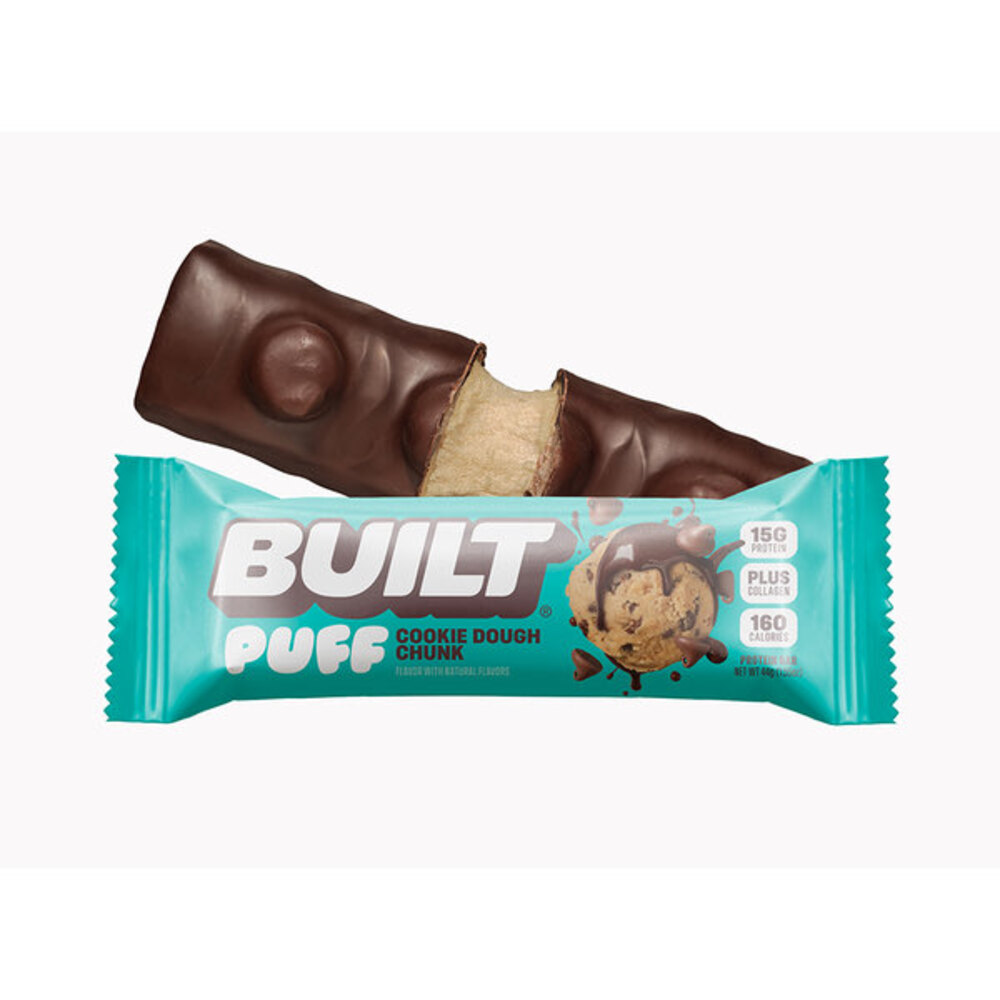 Built Puff Cookie Dough Chunk Protein Bar | ALL THE SNACKS YOU NEED