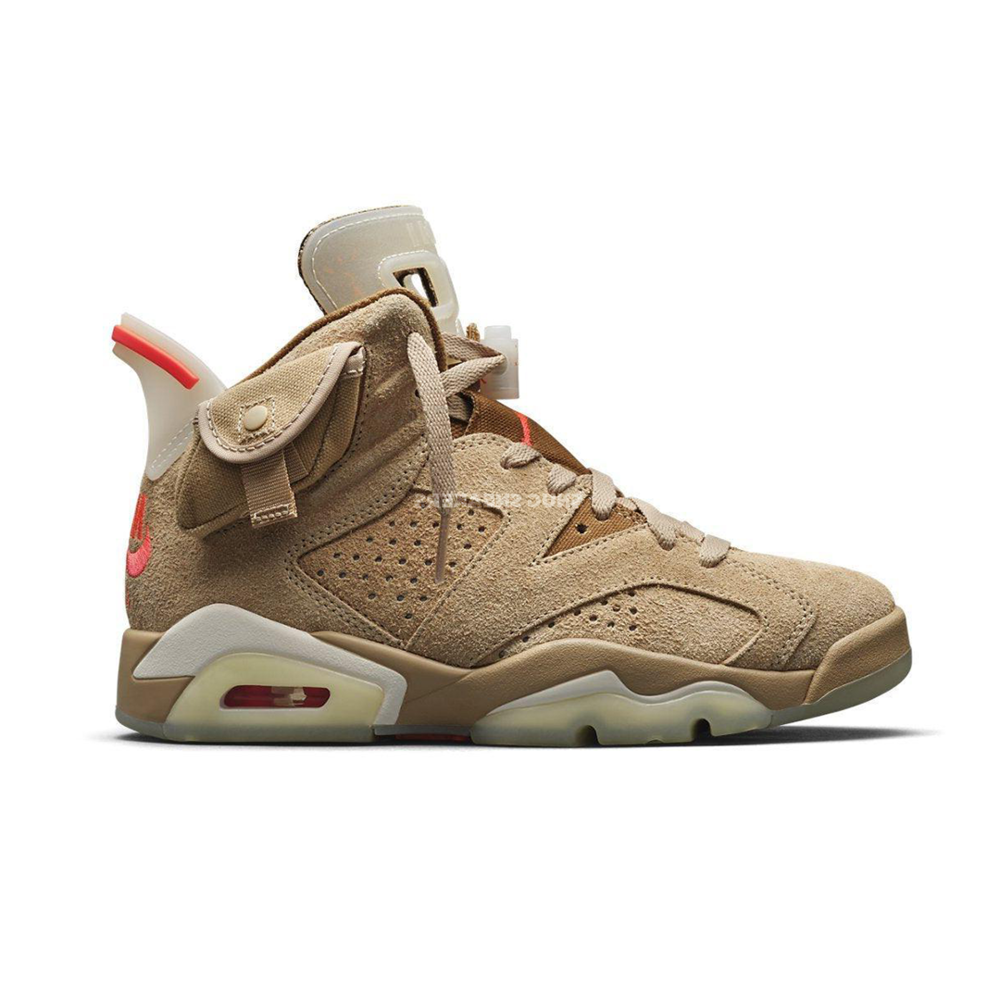  Nike Air Jordan 6 X Travis Scott British Khaki