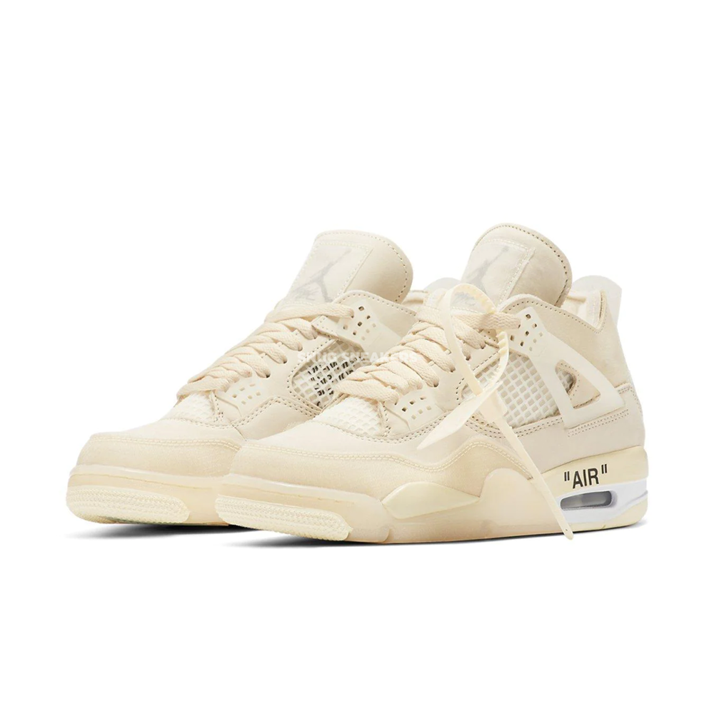 Nike Air Jordan Retro 4 X Off White Sail