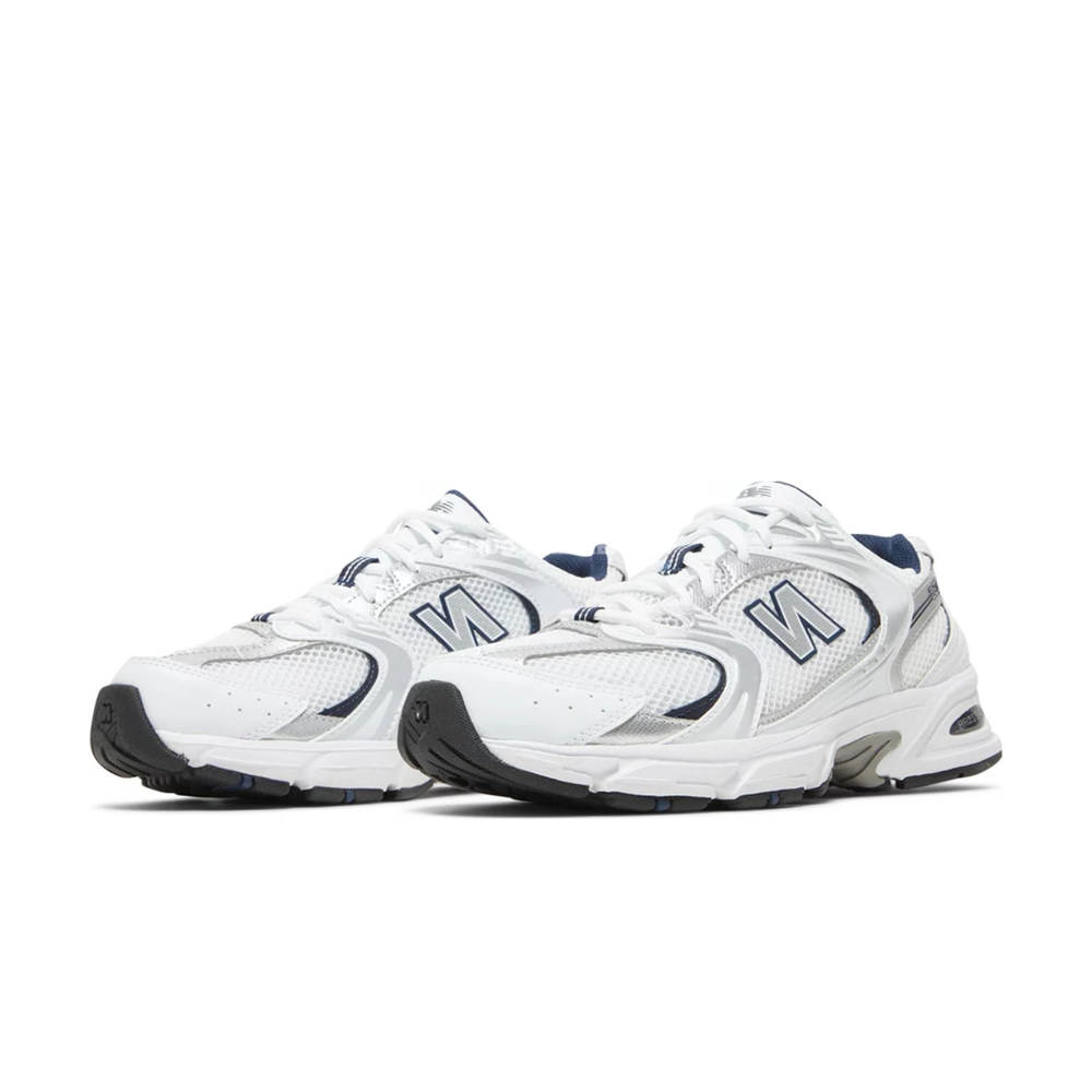 New Balance 530 White Silver Navy