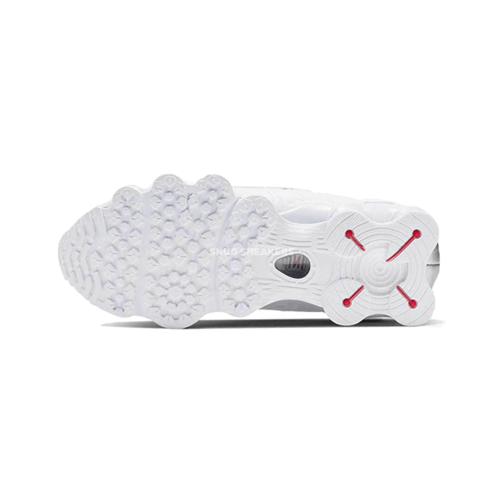 Nike Shox TL White Metallic Silver Max Orange