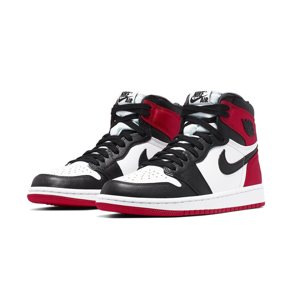 Nike Air Jordan 1 High Satin Black Toe