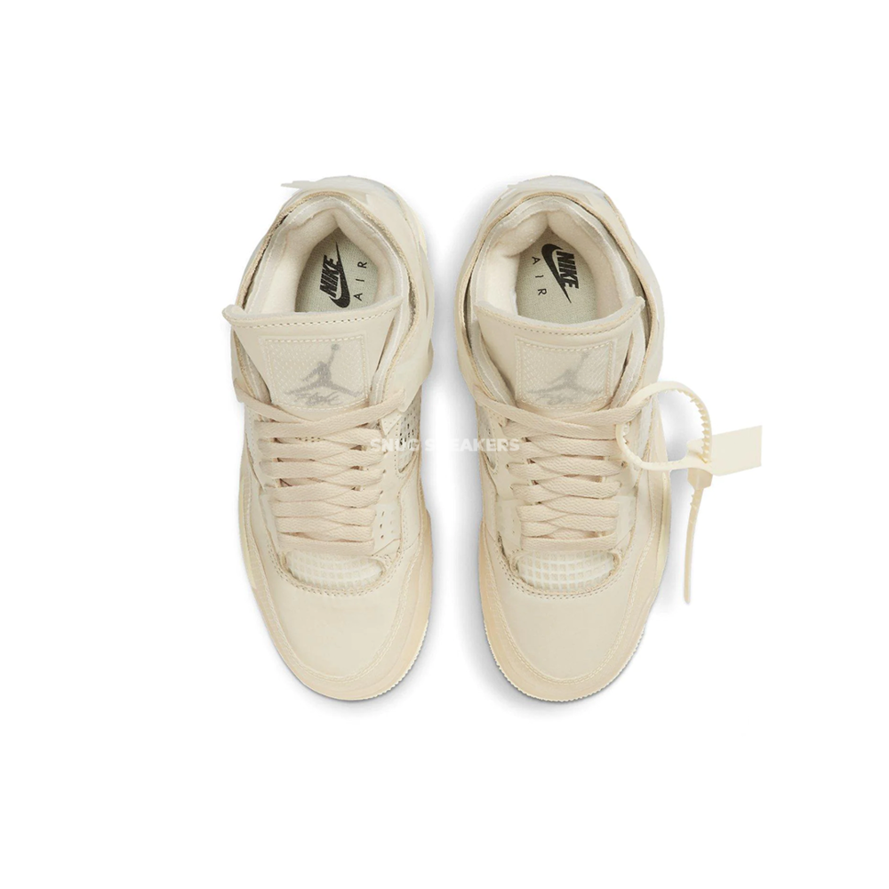 Nike Air Jordan Retro 4 X Off White Sail
