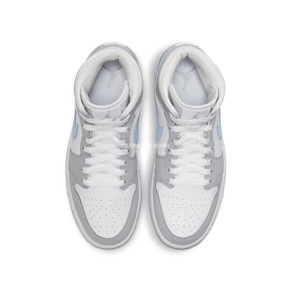 Nike Air Jordan 1 Mid Wolf Grey Aluminum