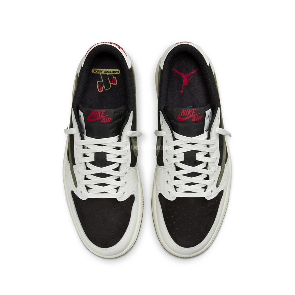 Nike Air Jordan 1 Low X Travis Scott Olive