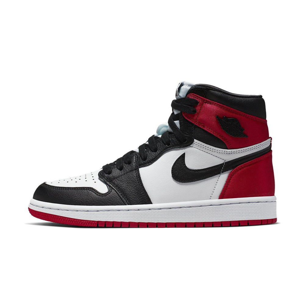 Nike Air Jordan 1 High Satin Black Toe