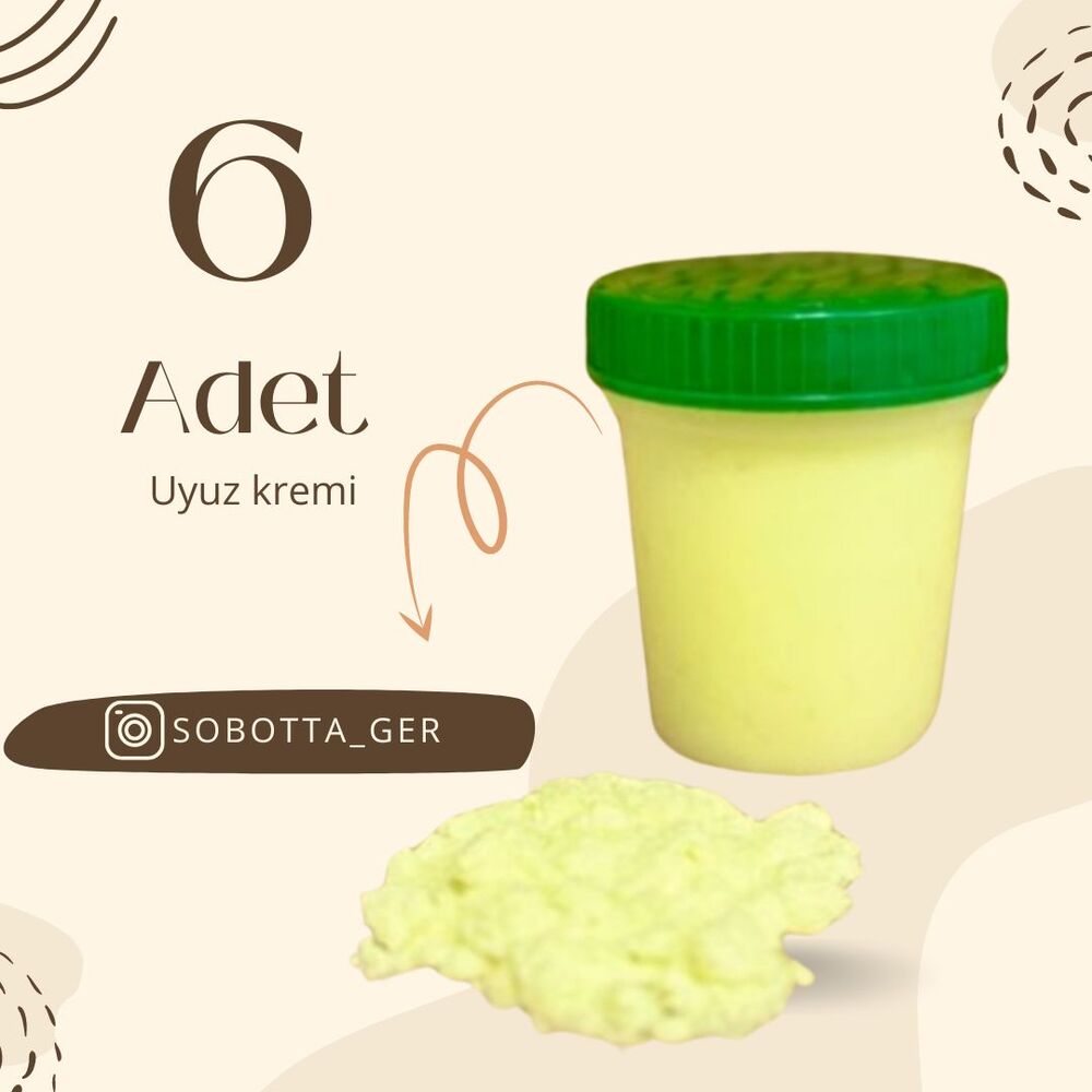 6 adet krem