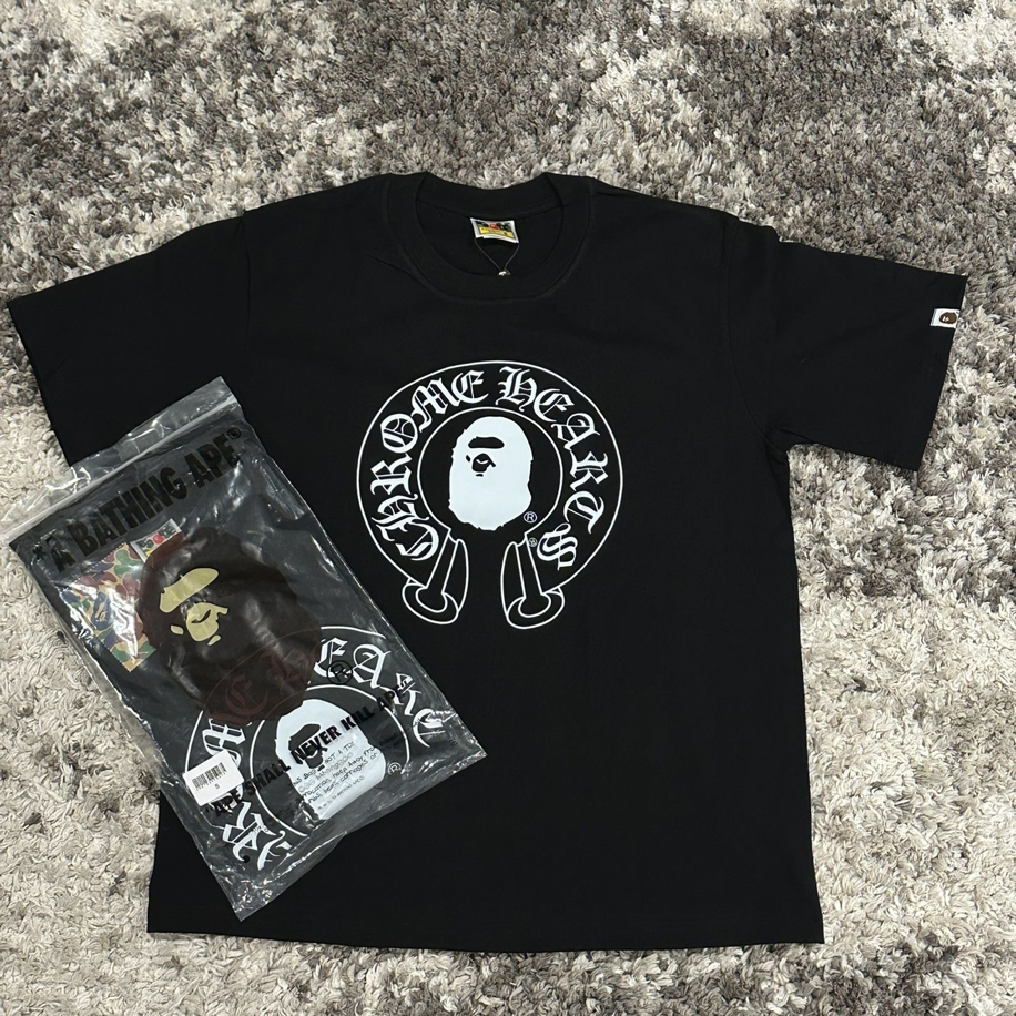 Bape X Chrome Hearts Tee | SPLITOUT