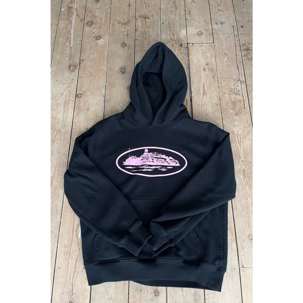 Corteiz Og Alcatraz Pink Hoodie | SPLITOUT