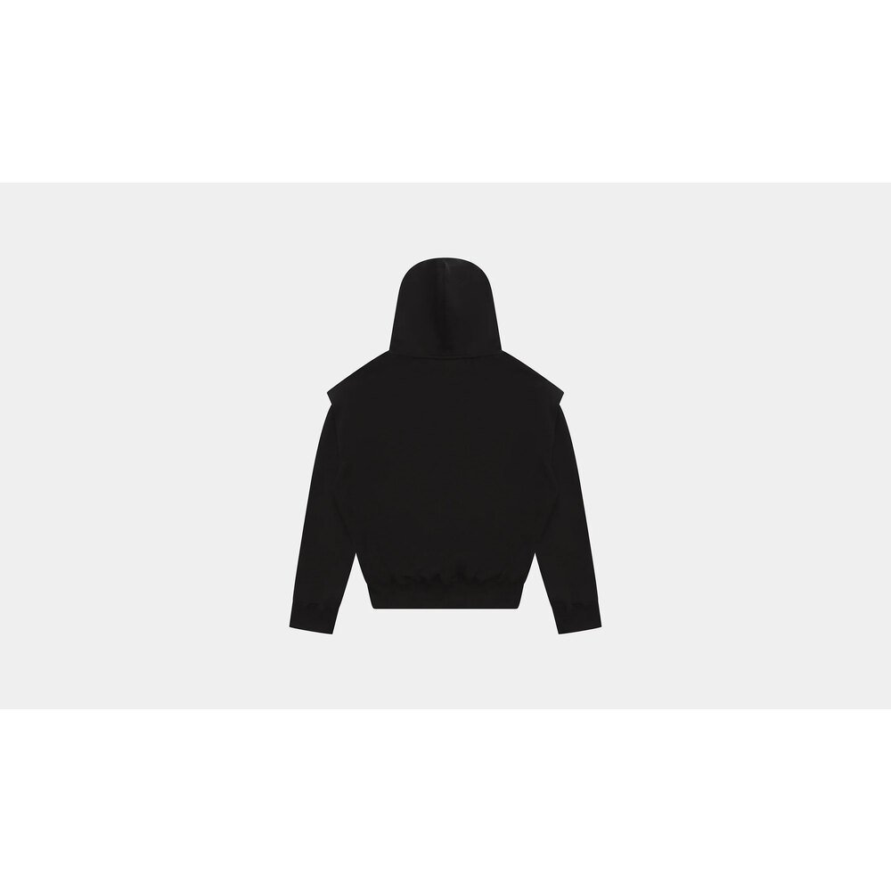 HELIOT EMIL◆OUTLINE LOGO HOODIE ロゴ入り コットン フード付 HELIOT EMIL ++ OUTLINE LOGO HOODIE