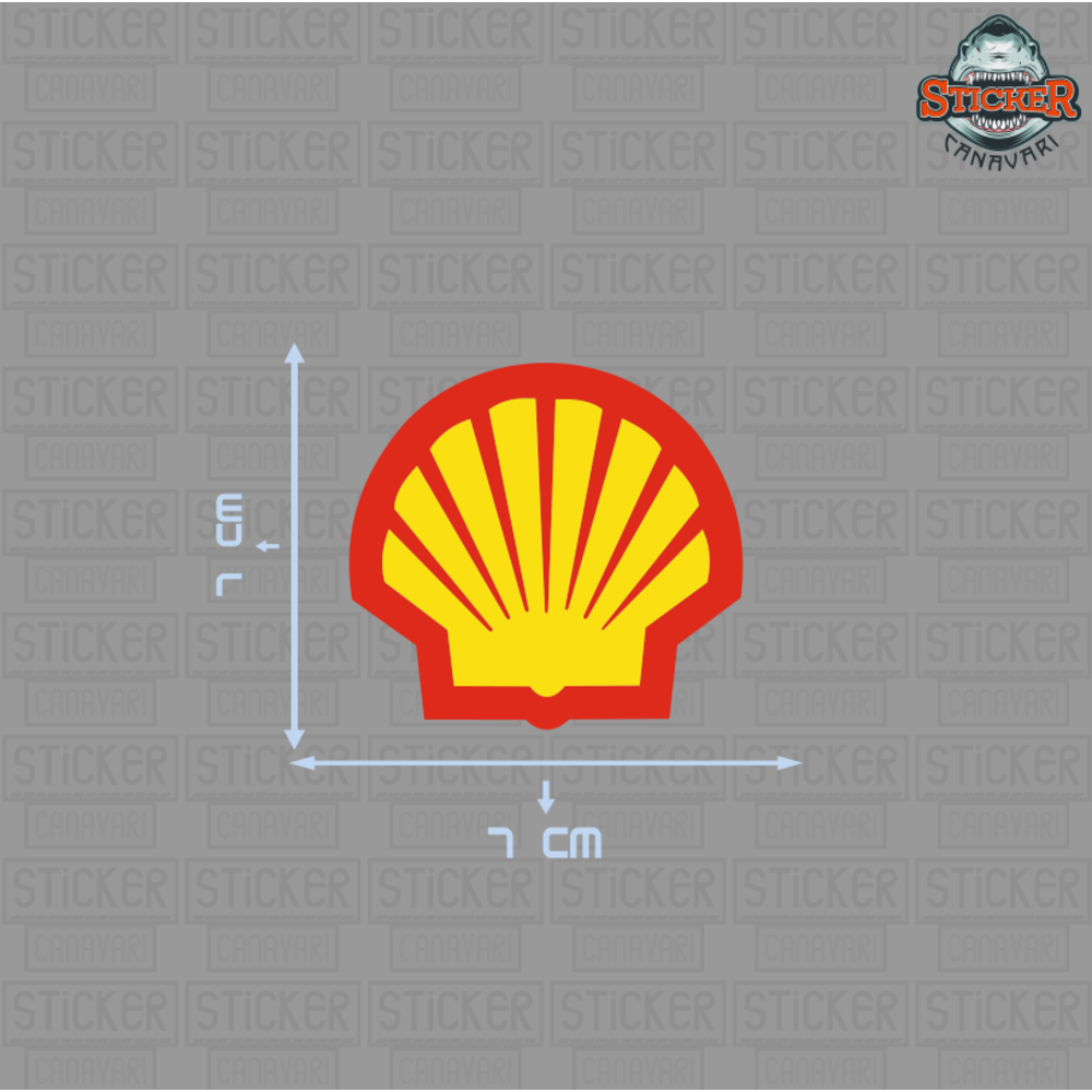 Shell Fuel Sticker Template Shell Sticker | Sticker Canavarı