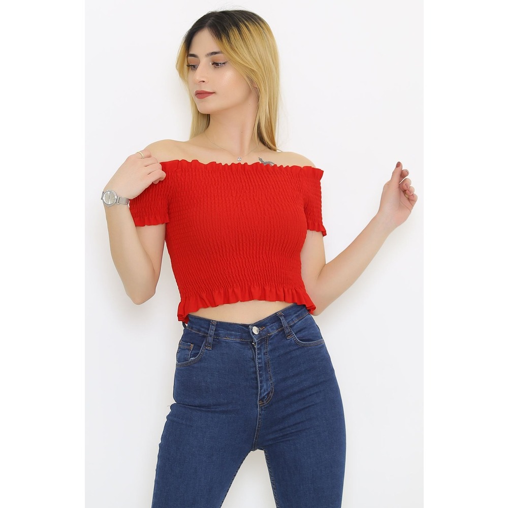Gipe Bluz Kırmızı - 5223.1234