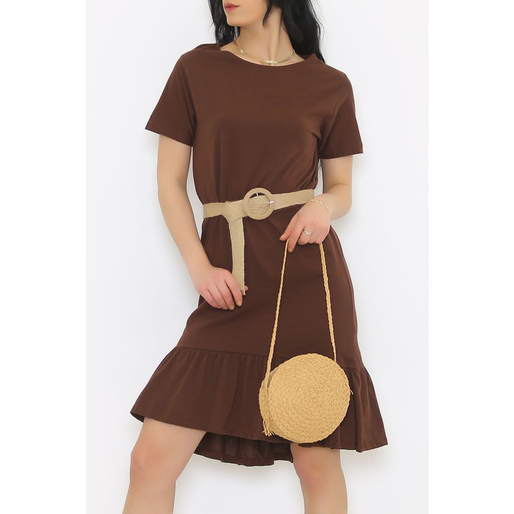 Süprem Elbise Kahve - 3486.105