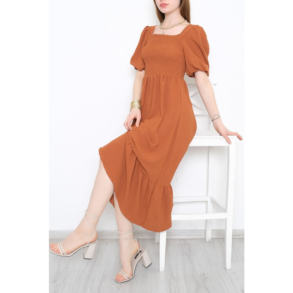 Gipeli Ayrobin Elbise Taba - 52511.1234