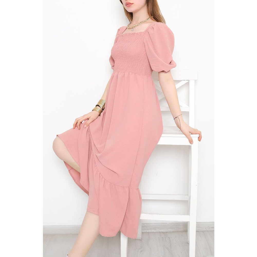 Gipeli Ayrobin Elbise Pudra - 52511.1234