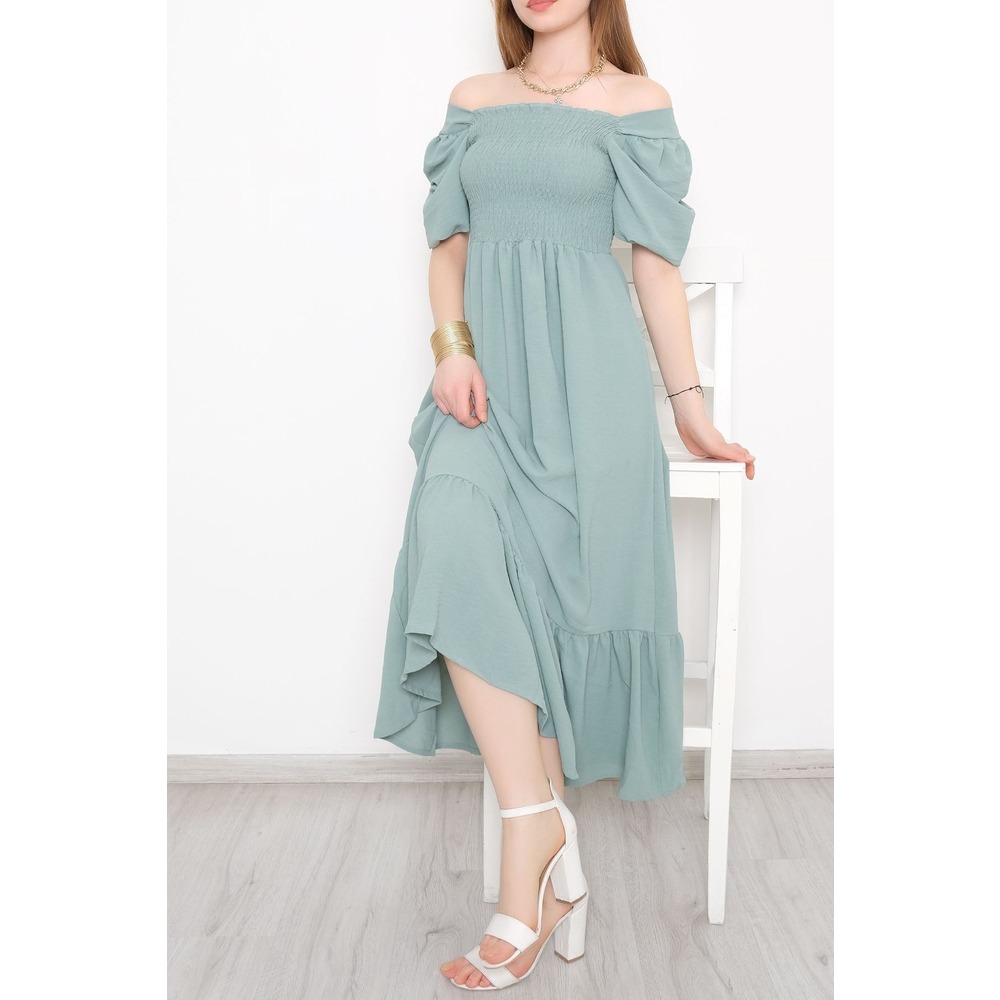 Gipeli Ayrobin Elbise Mint - 52511.1234