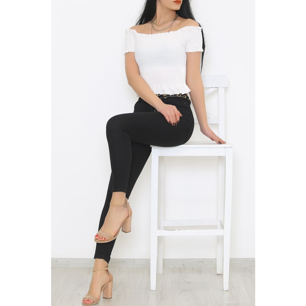 Gipe Bluz Beyaz - 5223.1234