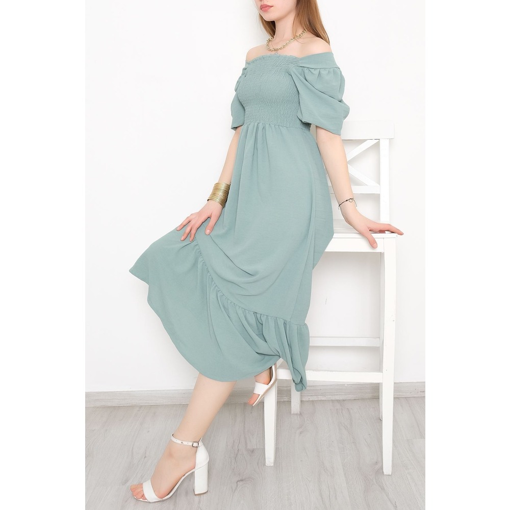Gipeli Ayrobin Elbise Mint - 52511.1234