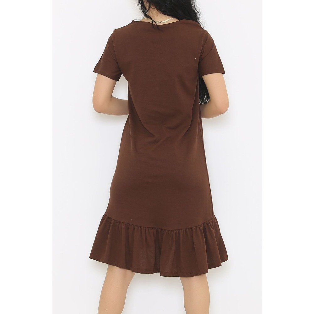 Süprem Elbise Kahve - 3486.105