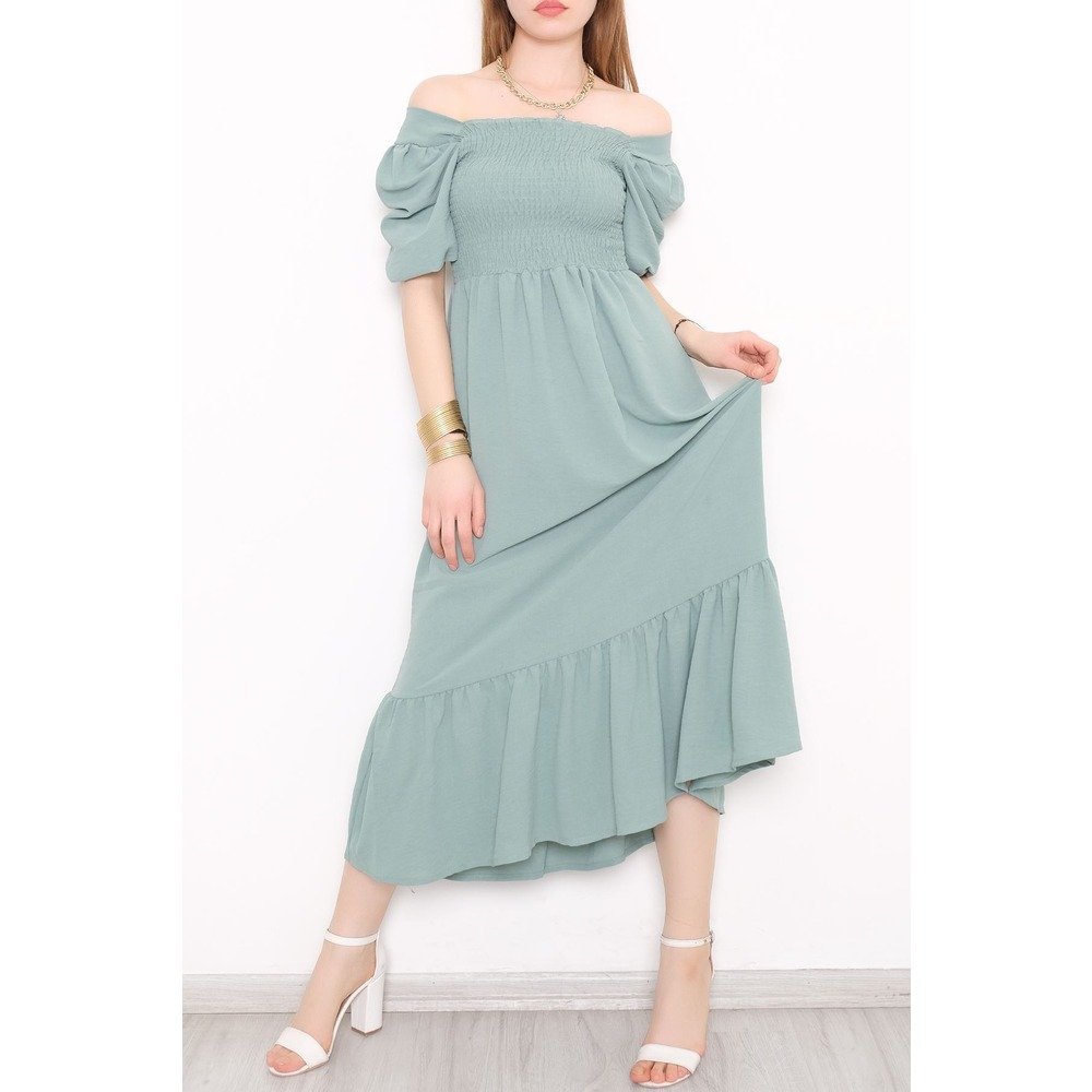 Gipeli Ayrobin Elbise Mint - 52511.1234