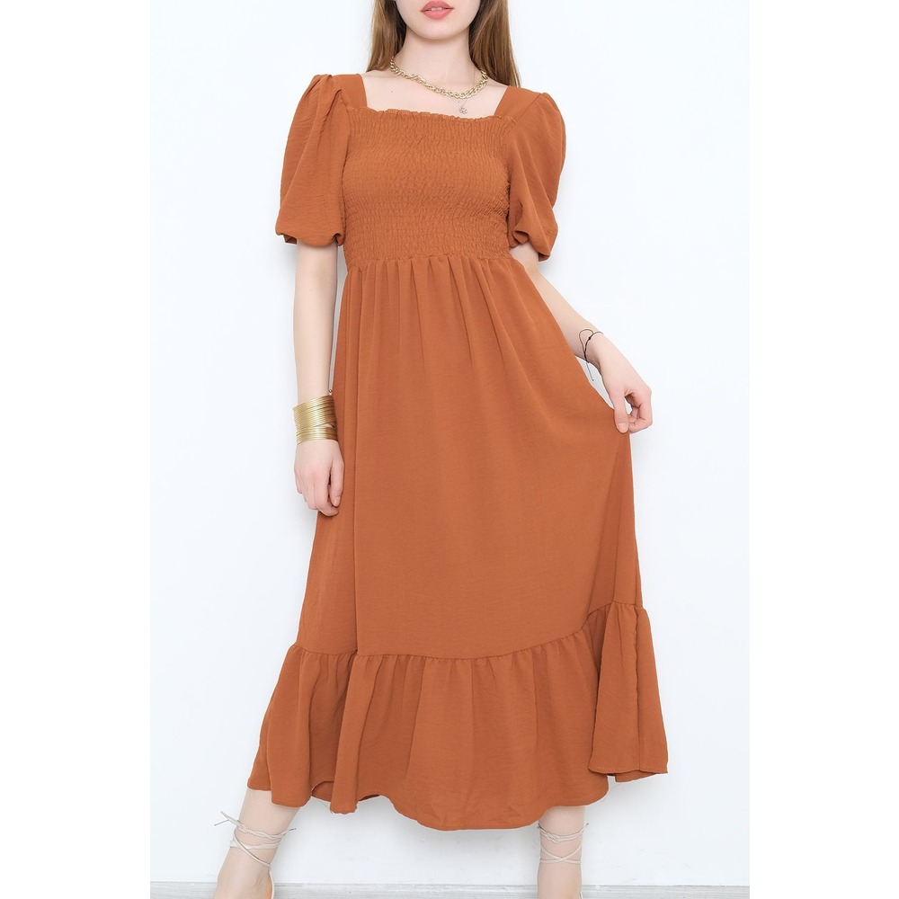 Gipeli Ayrobin Elbise Taba - 52511.1234
