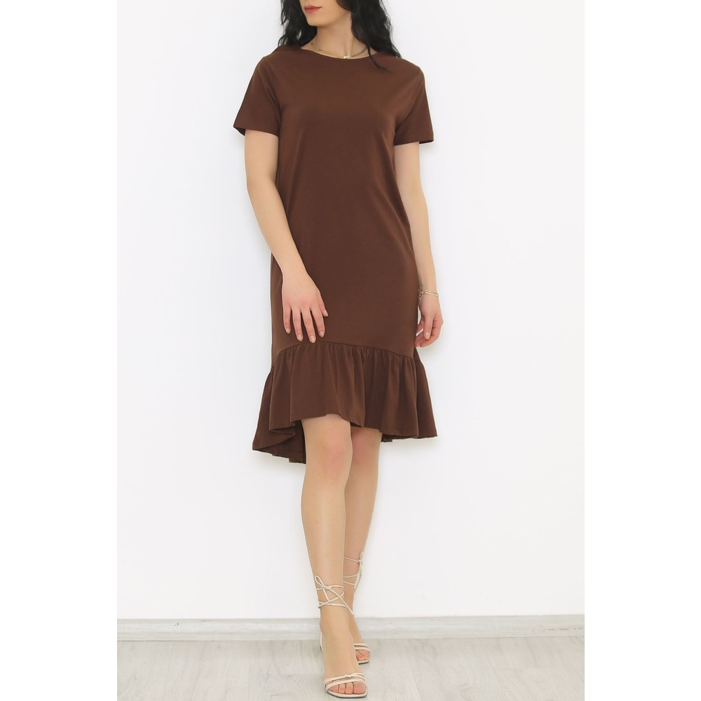 Süprem Elbise Kahve - 3486.105