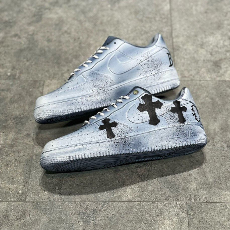 Chrome Hearts x Nike Air Force 1 Sneaker | STYLEMENLUXURY