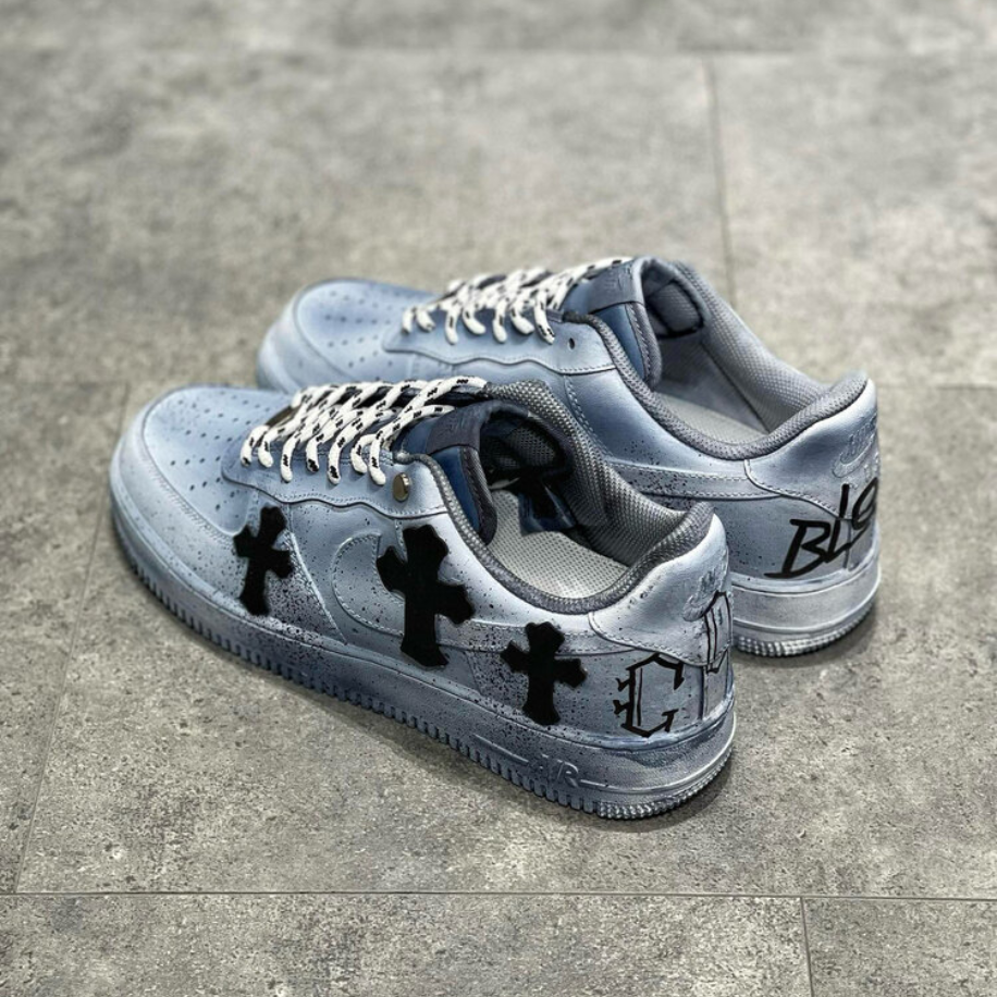 Chrome Hearts x Nike Air Force 1 Sneaker | STYLEMENLUXURY