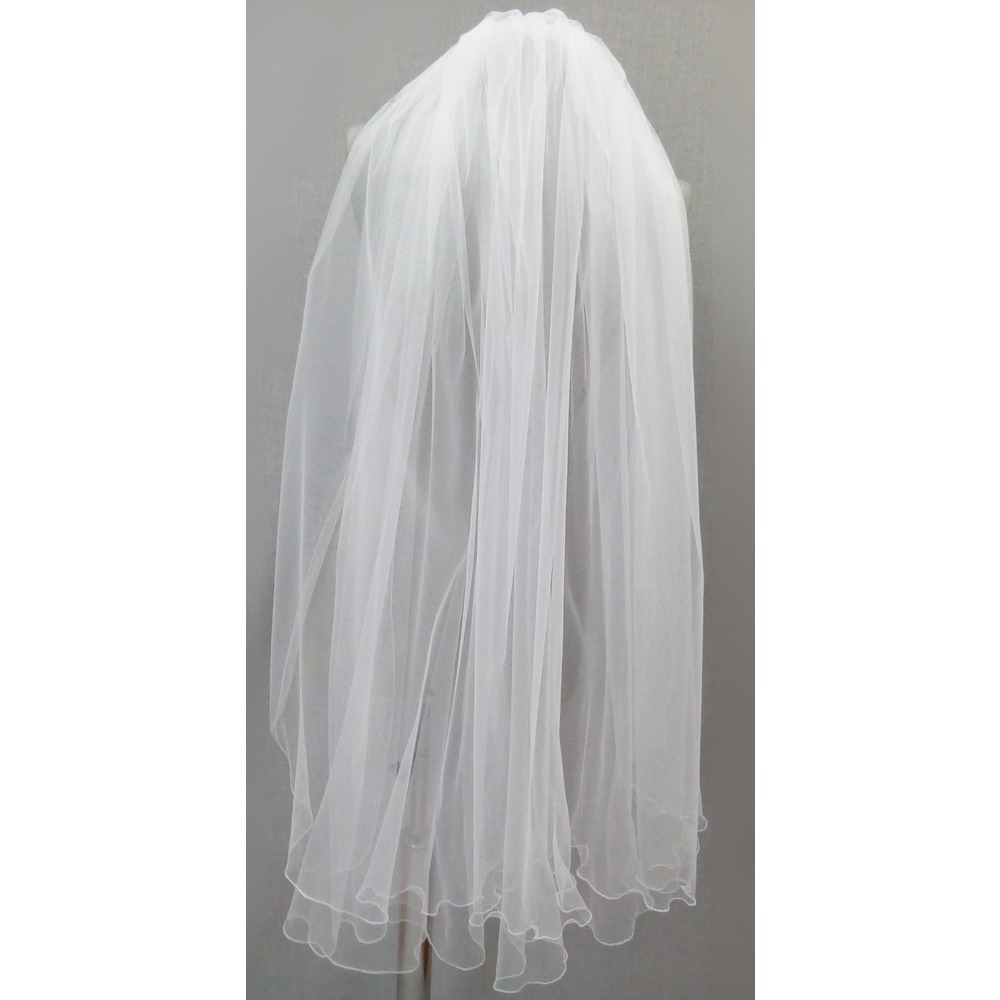 Hayal Tül Sade Gelin Duvağı 1 Mt Boy 1 Mt 50 Cm En Çift Kat Suzanna Moda