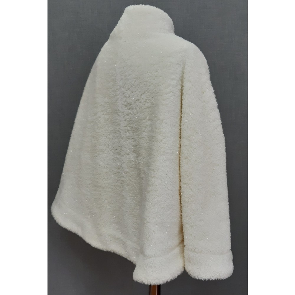 Peluş Kürk Etol Şal Pelerin Uzun Çift Kat 70cm Boy 2 mt.50cm Çapı Adana Gelinlik Suzanna Moda