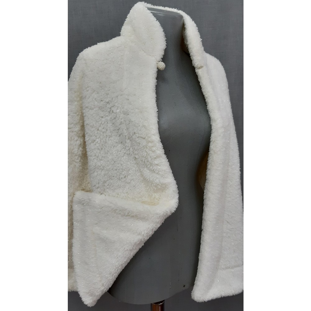 Peluş Kürk Etol Şal Pelerin Uzun Çift Kat 70cm Boy 2 mt.50cm Çapı Adana Gelinlik Suzanna Moda