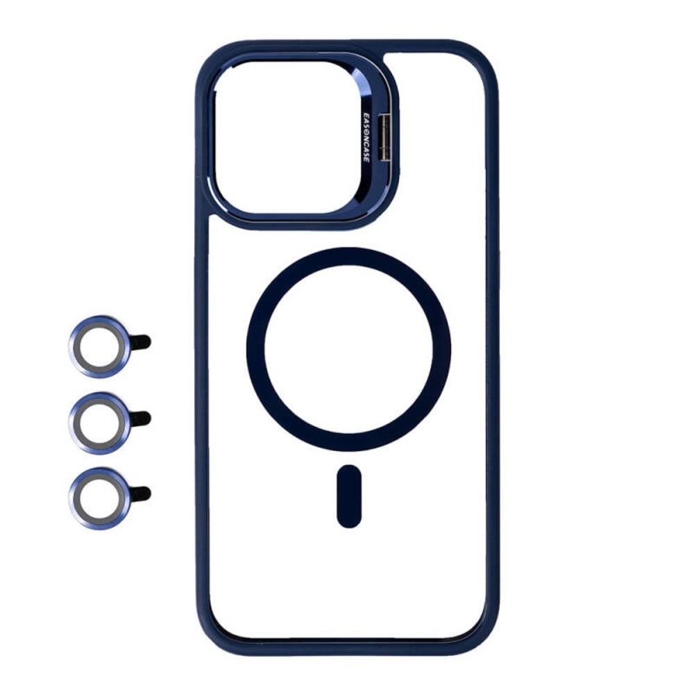 iPhoneアクセサリー KUuu Apple iPhone 15 Pro Ve Pro Max Kılıf Kamera Lens Korumalı Standlı