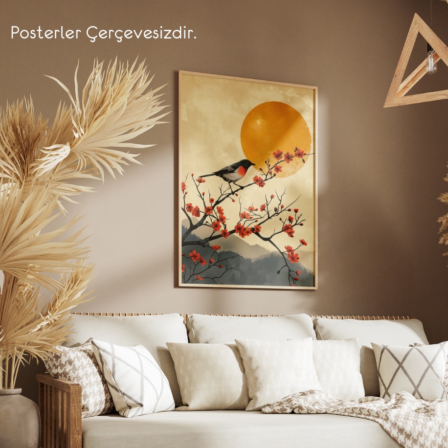 Minik Kuş ve Sakura Posteri