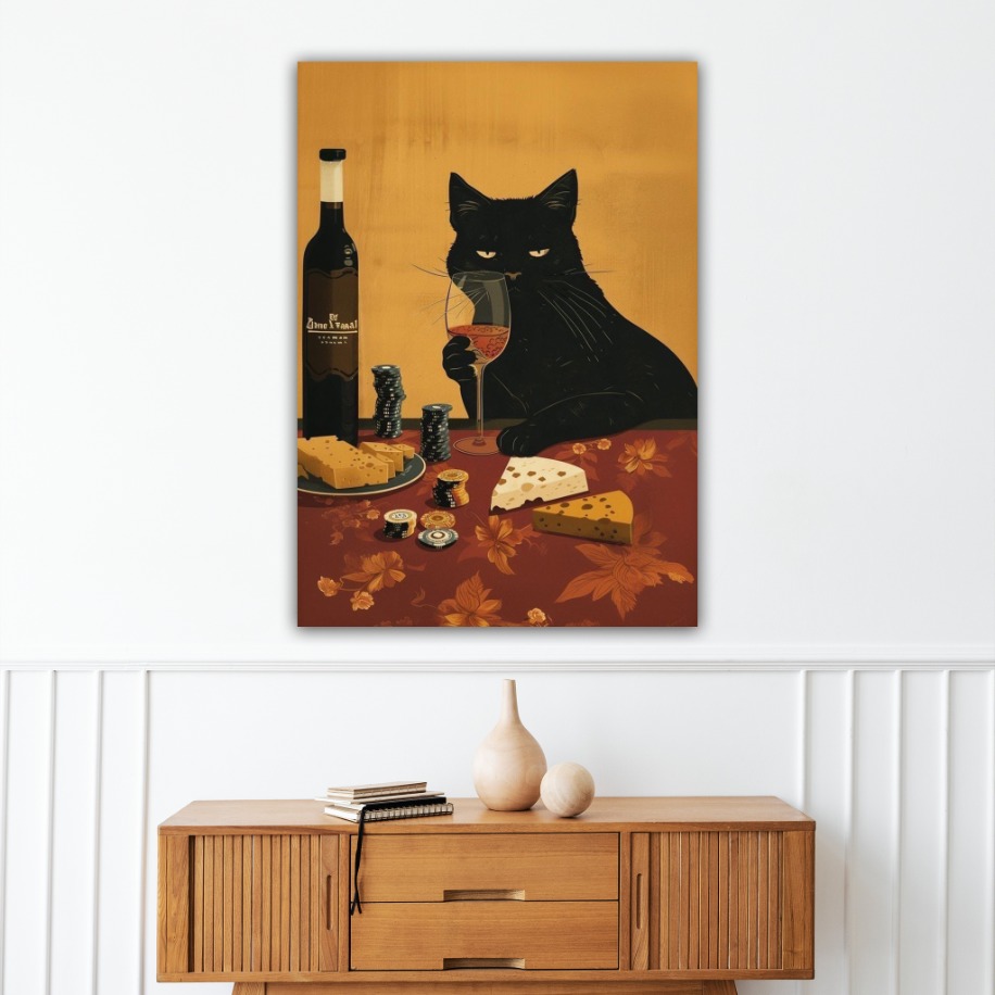 İllüstrasyon Kedi Posteri
