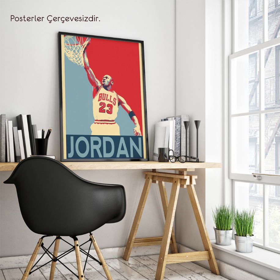 Michael Jordan Tasarım Posteri