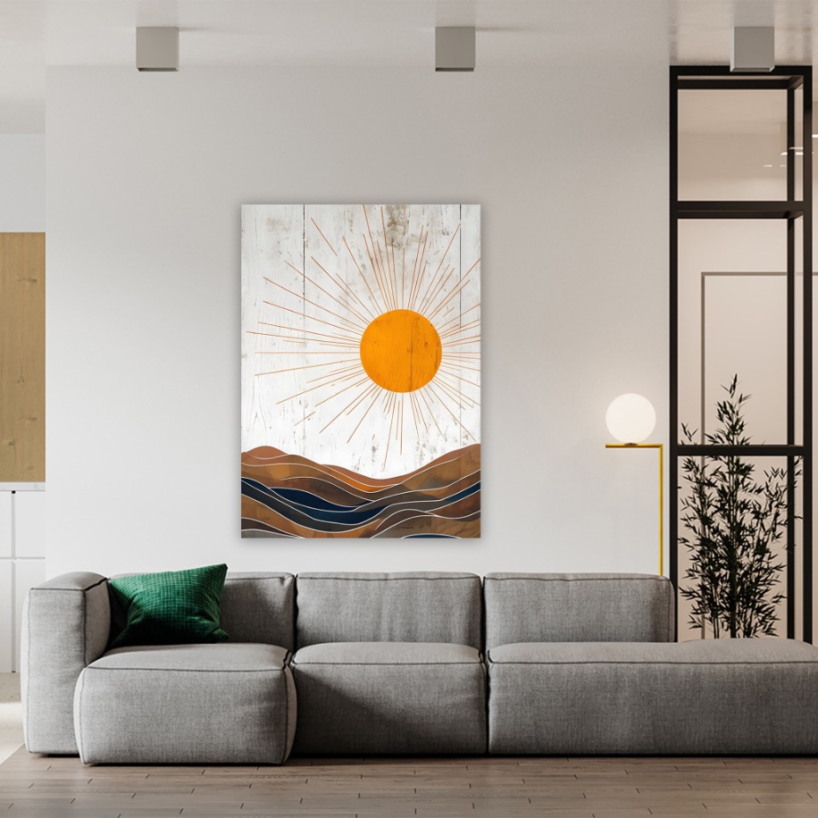 İllüstrasyon Güneş Posteri