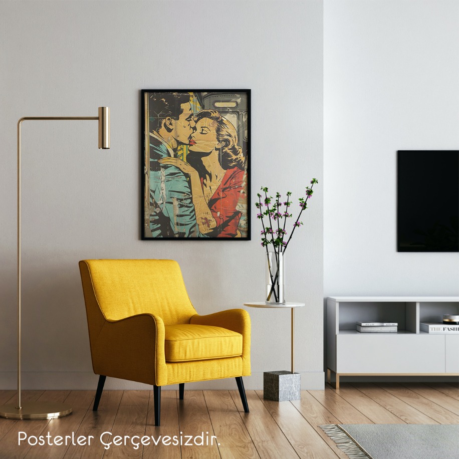 Pop Art Bir Çift Posteri