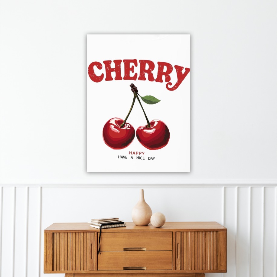 Cherry Vintage Poster