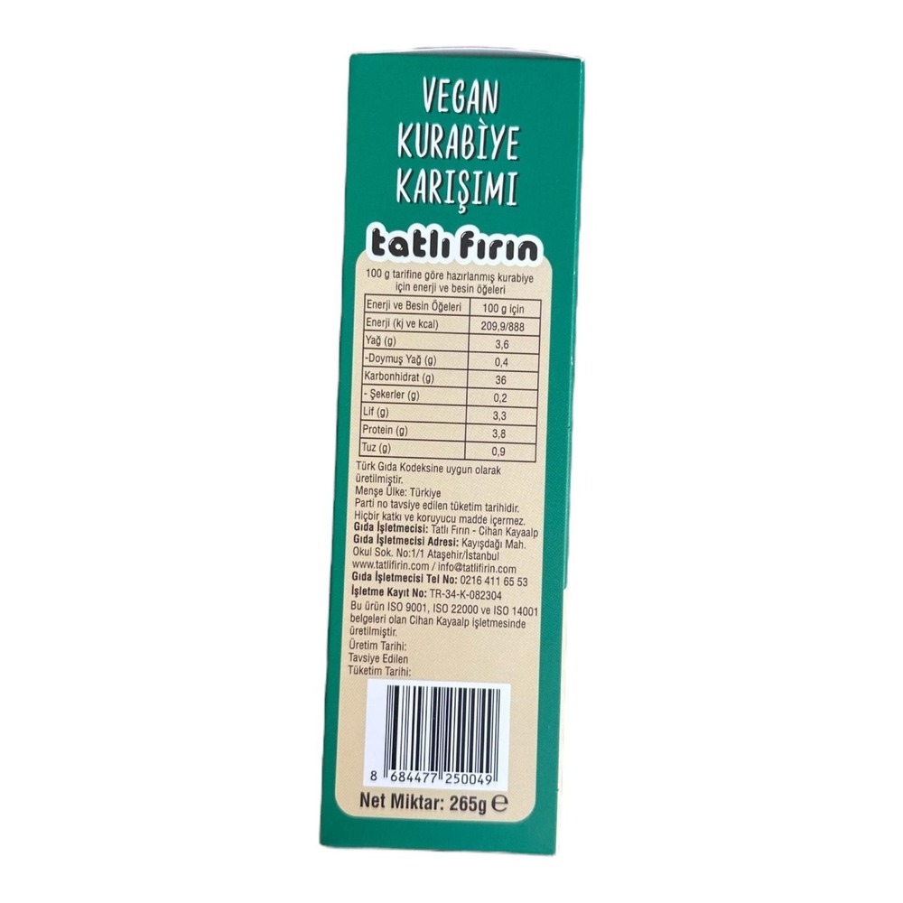 VEGAN KURABİYE KARIŞIMI