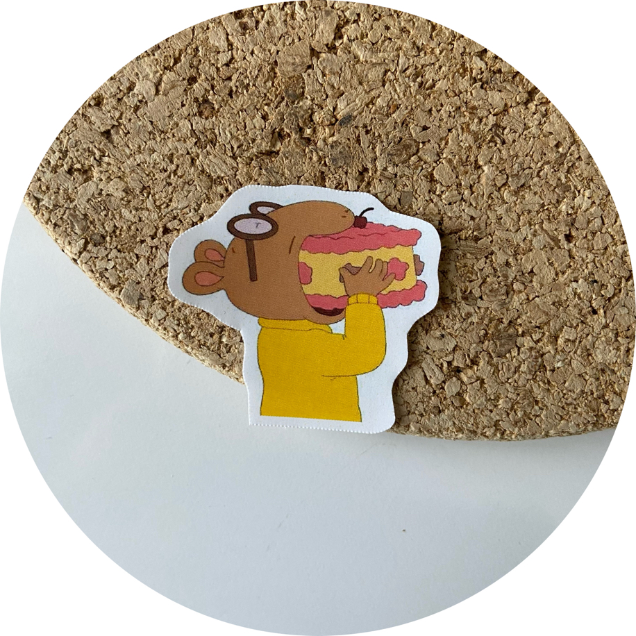 Pasta yiyen Arthur sticker | tofudukkan