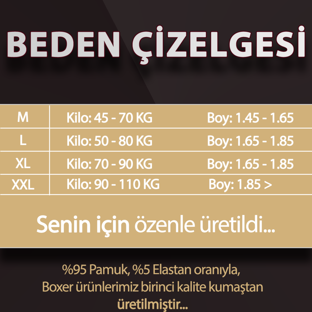 Tony Bruno Black Serisi 3 Adet Erkek Boxer