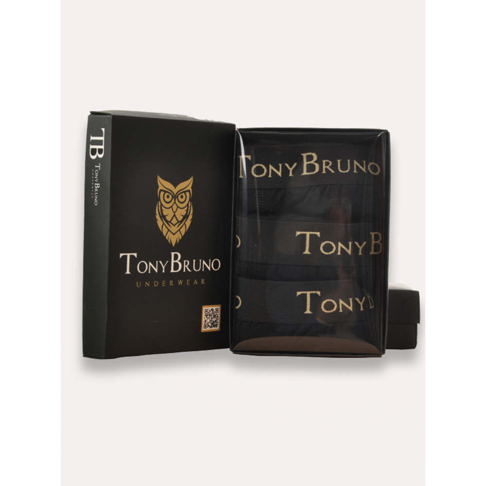 Tony Bruno Black Serisi 3 Adet Erkek Boxer