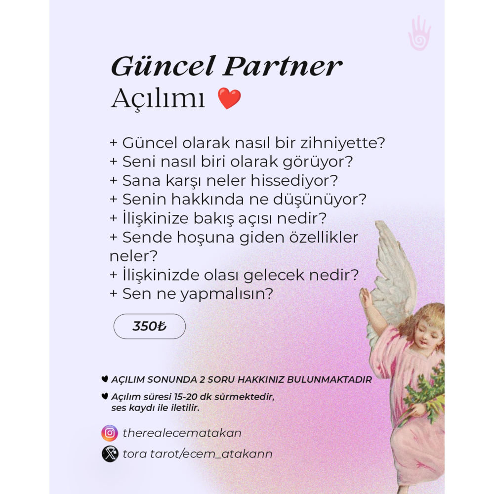 Güncel Partner Tarot Açılımı ❤️