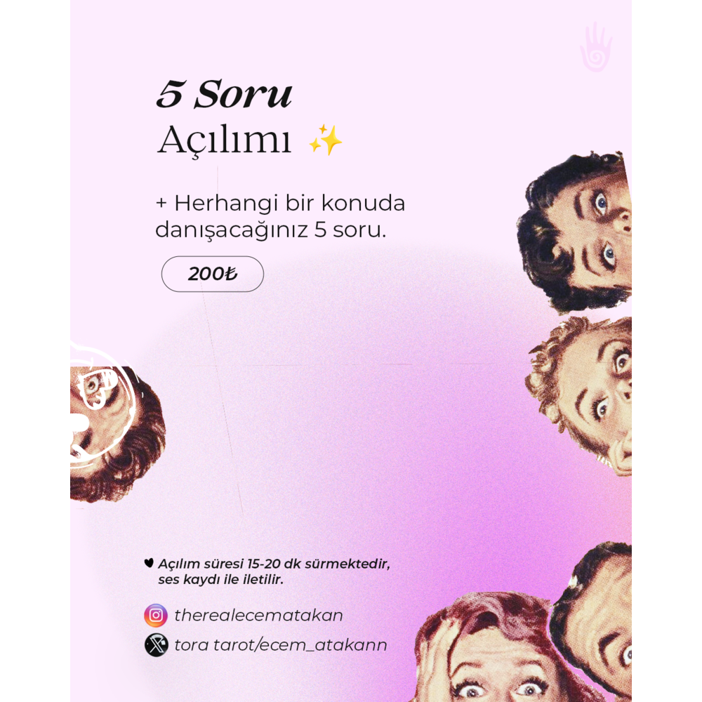 5 Soru Tarot Açılımı