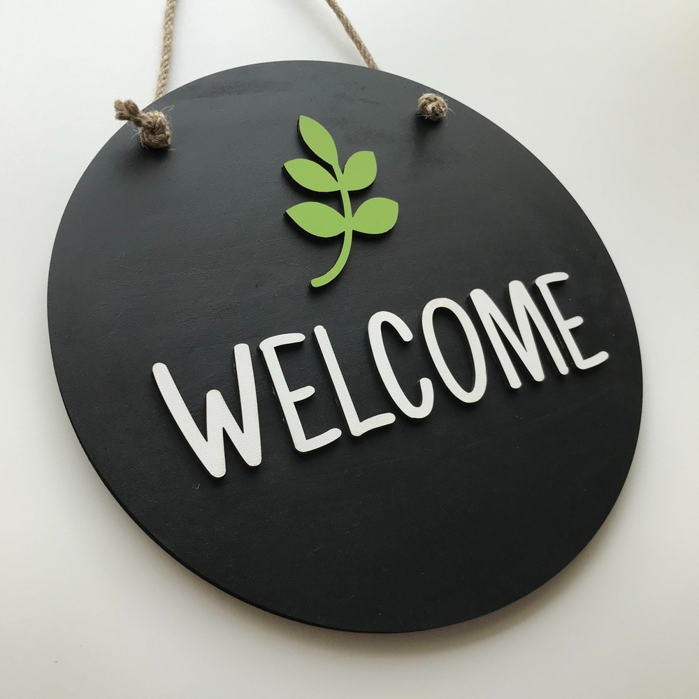 ''Welcome'' Kapı Süsü